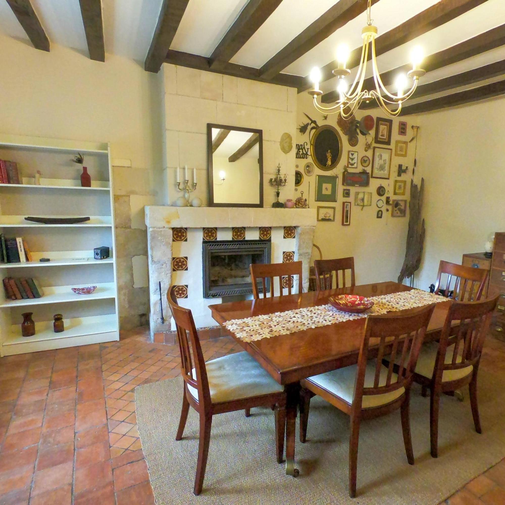 Traditional Longere Farmhouse At La Fortinerie Mouliherne Eksteriør billede